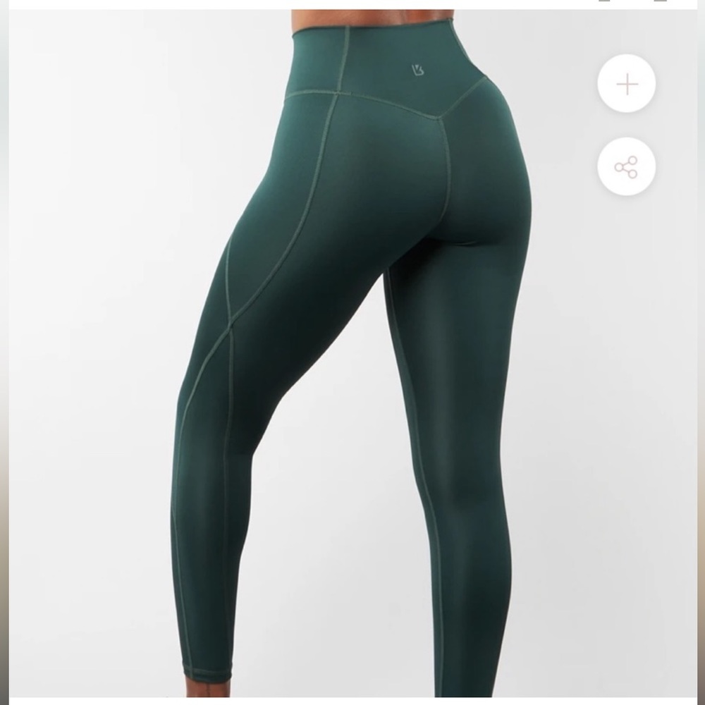 Buff bunny eco leggings green size small
